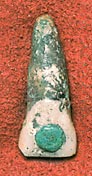 Mayan jade tooth inlay